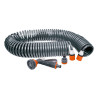 Kit de manguera espiral "riega facil" longitud total 15m edm