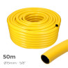 Manguera agricola color amarillo ø interior 15mm ø exterior 20mm (5/8") rollo 50m edm