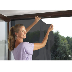 Mosquitera para ventanas 1 pieza 130x150cm (incluye velcro)