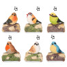 Figura pajaro con sensor de movimiento y sonido (modelos surtidos) 12,5cm colores / modelos surtidos