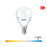 Bombilla esferica led e14 6w 500lm 6400k luz fria ø4,5x8,2cm edm