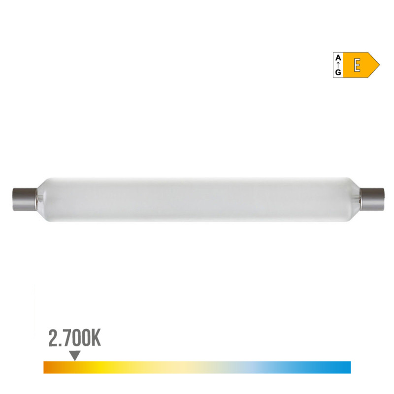 Sofito de led s19 8w 880lm 3200k luz calida ø3,8x31cm edm