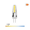 Bombilla bi-pin silicona led g4 12v 2w 180lm 3200k luz calida ø1x3,7cm edm