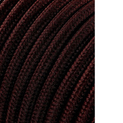 Cable cordon tubulaire 2x0,75mm c20 marron 25m