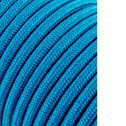 Cable cordon tubulaire 2x0,75mm c68 azul claro 25m