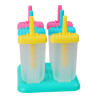 Set de 6 moldes para helados de hielo colores surtidos