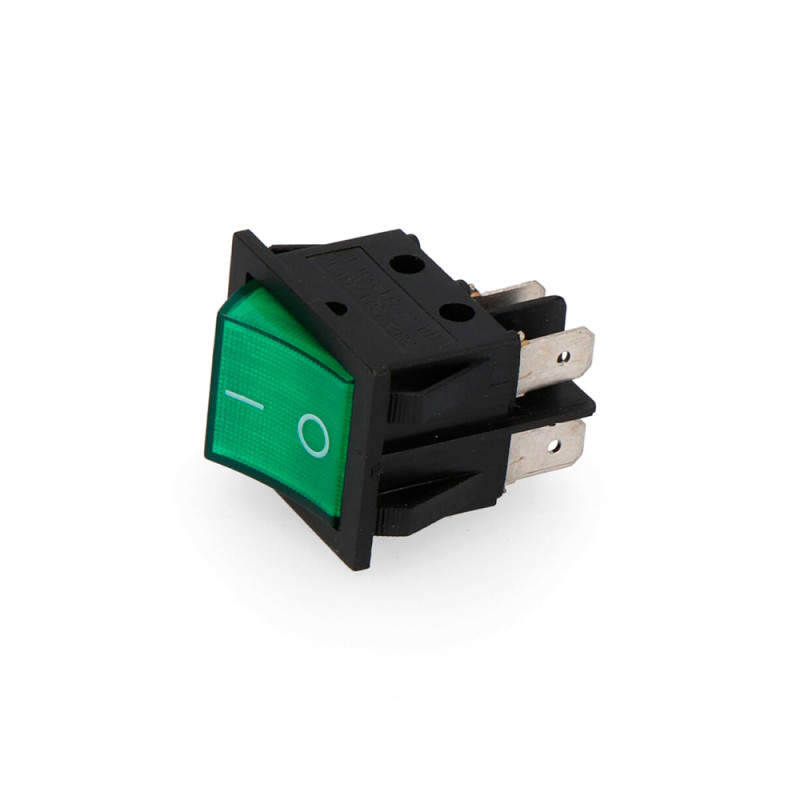 Interruptor bipolar 15a 250v verde