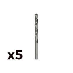 Pack 5 brocas cilindricas acero rapido de11mm m11 mota