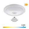 Aplique led de superficie con sensor y luz de emergencia ip20 16w 30 leds 6400k edm