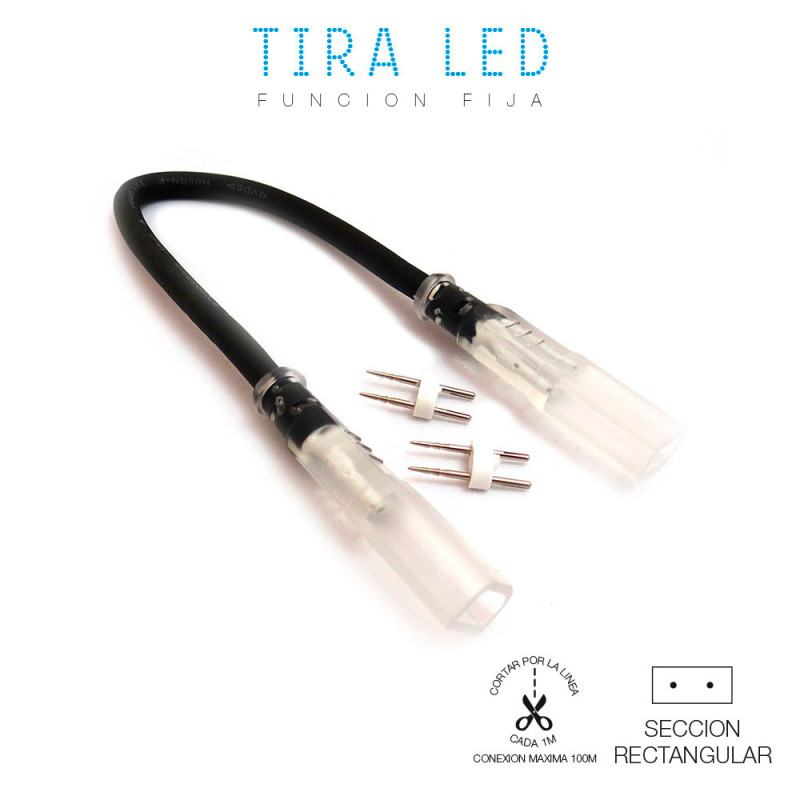 Extensión cable 1m para tira de led edm