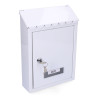 Buzon de acero modelo standard blanco. edm