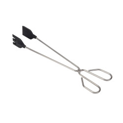 Pinzas de cocina con pala de nylon/inoxidable. 35cm