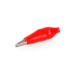 Pinza tipo cocodrilo color rojo edm