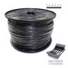 Carrete cable manguera acrilica 1kv negra 5x1,5mm 100m (bobina grande ø400x200mm)