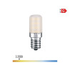 Bombilla pebetero tubular led e14 3w 300lm 3200k luz calida ø1,8x5,2cm edm