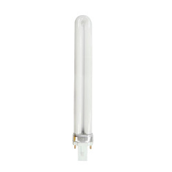 Bombilla fluorescente pl 11w luz actinica 23,cm edm