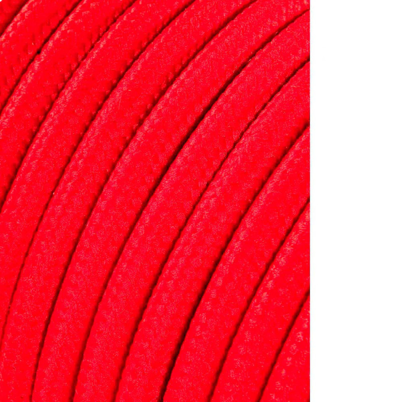 Cable cordon tubulaire 2x0,75mm c62 rojo 5m