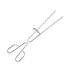 Pinzas para barbacoa de acero inoxidable. con tope 45cm