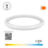 Tubo circular led g10q 32w 3400lm 6400k luz fria (eq. 40w) ø40cm edm