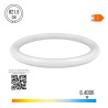 Tubo circular led g10q 15w 1500lm 6400k luz fria (eq. 22w) ø21,5cm edm