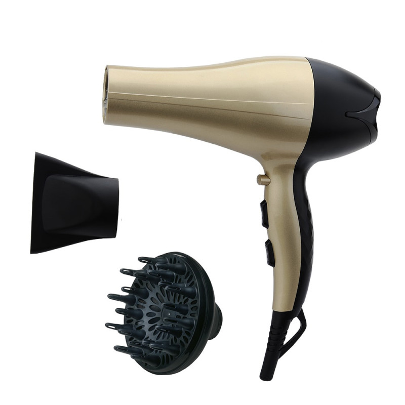 Secador de cabello con difusor ionico 1900-2300w 9x22,5x28cm edm