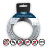 Carrete cablecillo flexible 2,5mm gris libre de halógenos 20m