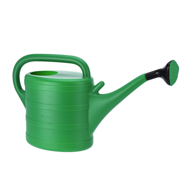 Regadera de plastico 10 l color verde