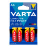 Pila varta longlife max power aa - lr06 (blister 4 unid.) ø14,5x50,5mm