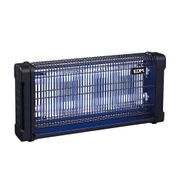 Exterminador de insectos profesional electronico 2x15w 54,2x10x26,5cm 340° color negro edm