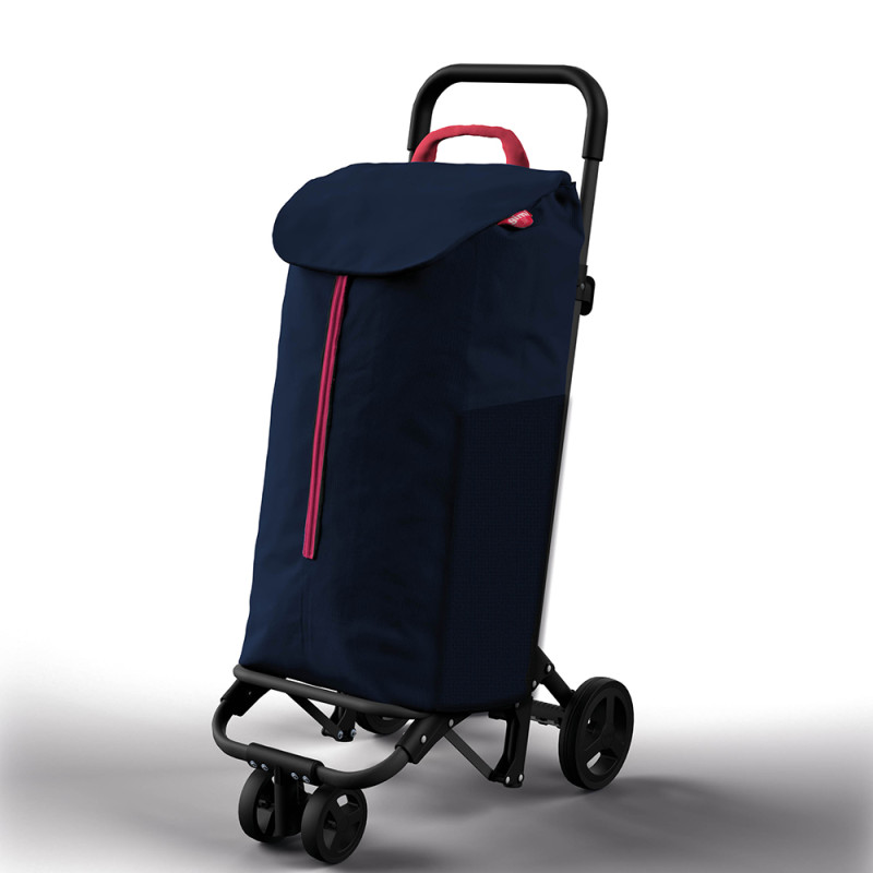 Carrito de la compra twin azul 50l 30kg gimi 169326