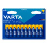 Pila varta longlife power aa - lr06 (blister 10 unid.) ø14,5x50,5mm