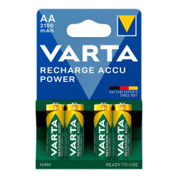 Pila varta recargable accu power aa - lr06 2100ma (blister 4 unid.) ø14,5x50,5mm