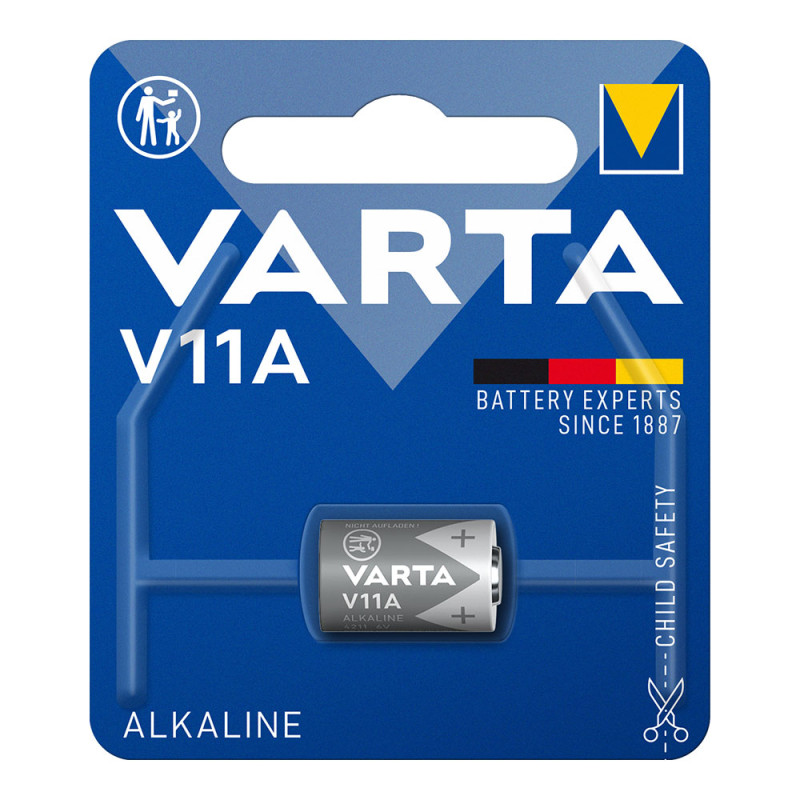 Pila varta alkalina v11a 6v (blister 1 unid.) ø10,22x16,5mm