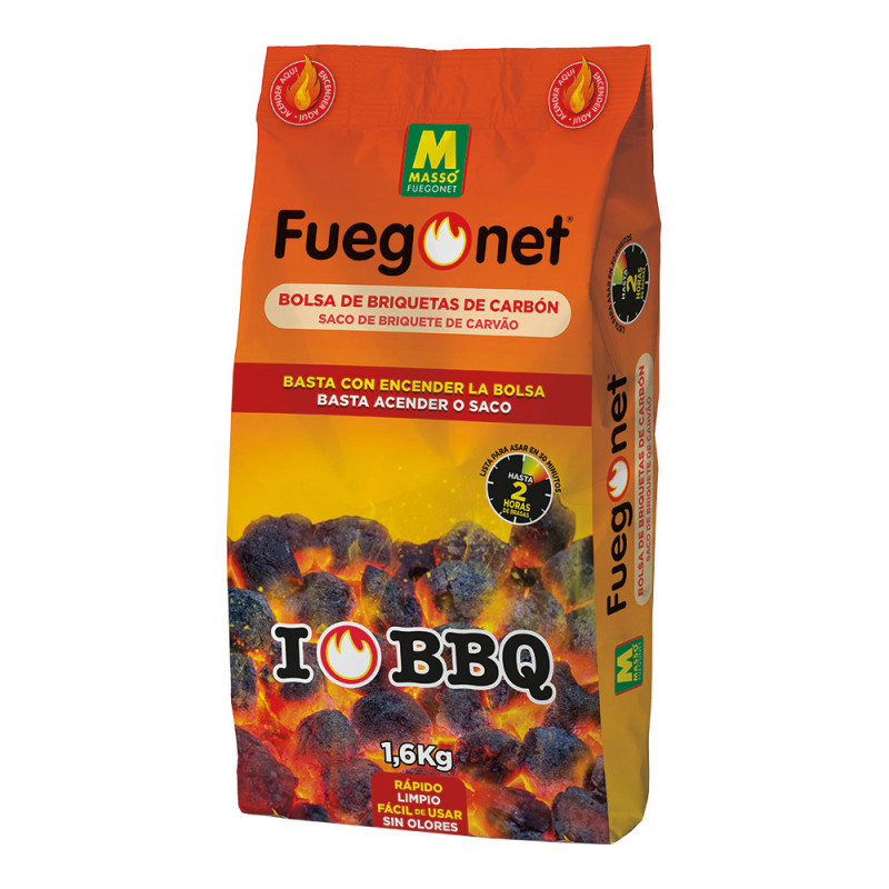 Bolsa de carbon instantaneo 1,5kg fuegonet masso