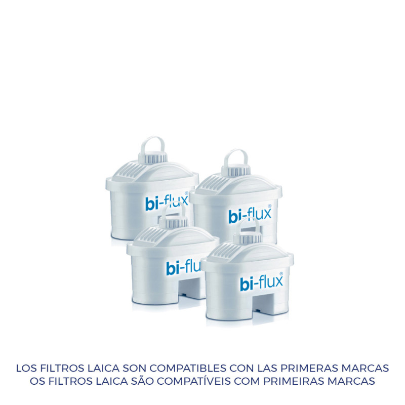 Kit 3 + 1 filtros laica biflux f4m2b28t150 f4s/it