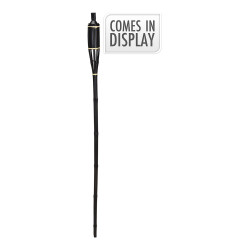 Antorcha de bamboo color negro 150cm progarden