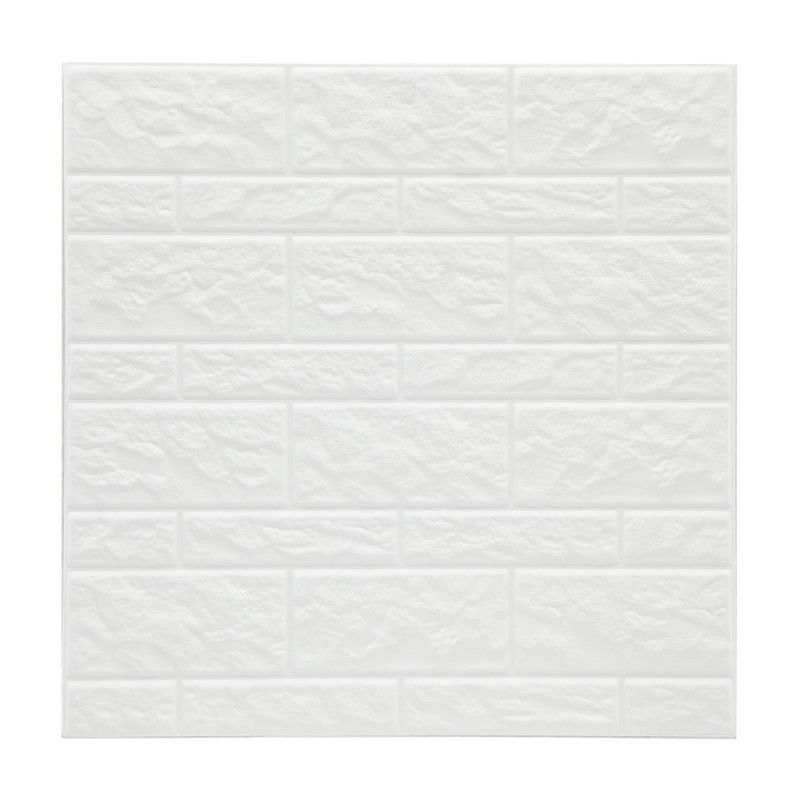 Pack 2 sticker imitacion muro color blanco 30x30cm