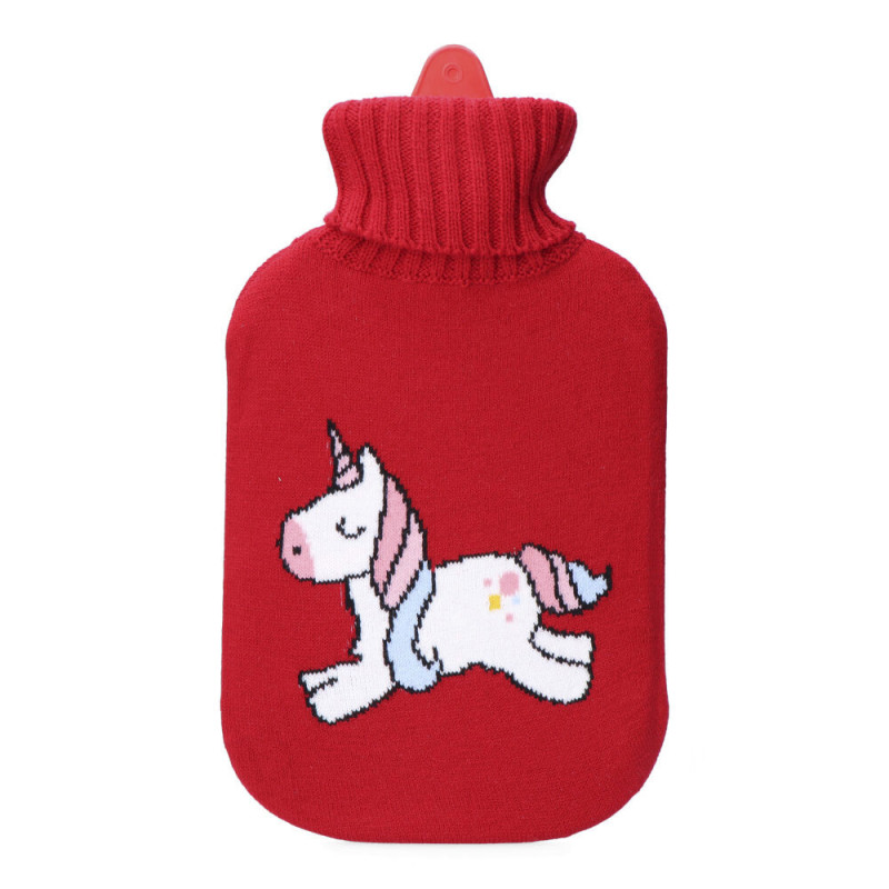 Bolsa de agua caliente. modelo roja unicornio 2 l edm