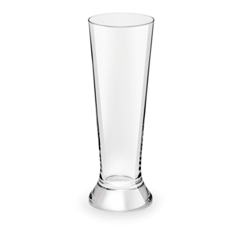 Pack 4 vasos altos de cerveza de cristal 37cl