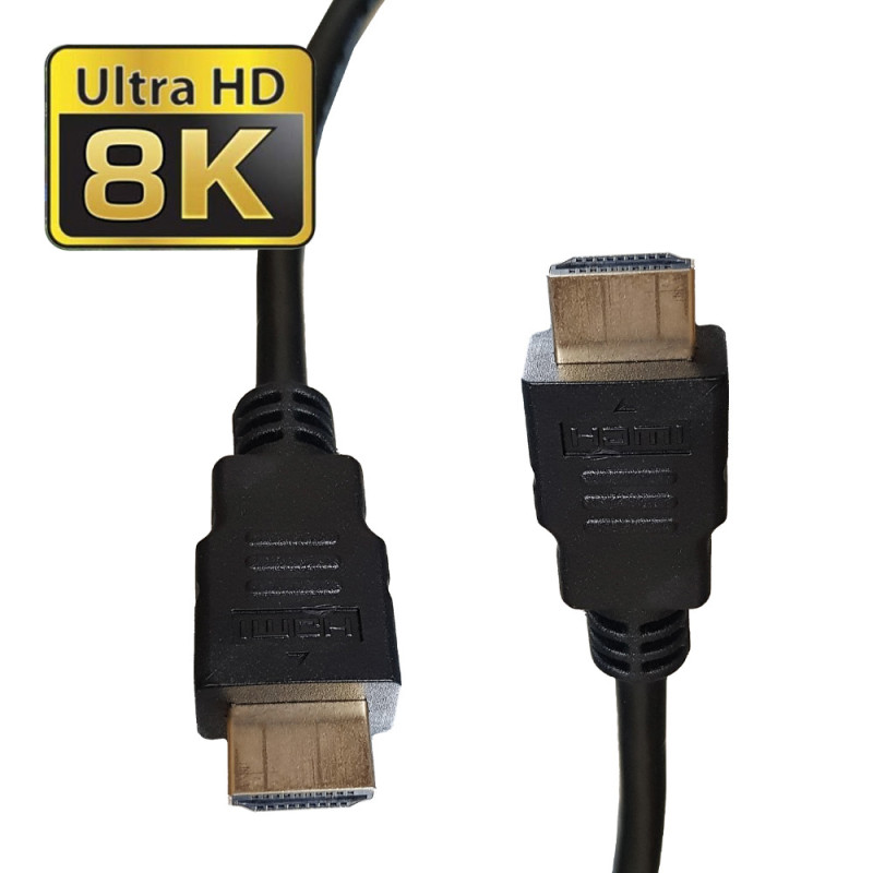 Cable hdmi 2.1 10k: 60hz/4k: 120hz alta calidad 3m