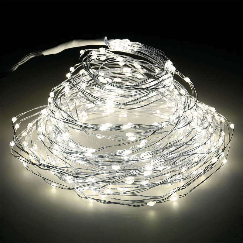 Guirnalda micro led exterior blanco calido para arbol de 180cm 6,8m (largo)