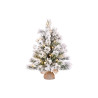 Mini arbol de navidad efecto escarcha con led incluida 41x60cm