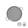 Paellera de acero pulido para induccion y vitroceramica ø34cm (6 personas). vaello