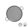 Paellera de acero pulido para induccion y vitroceramica ø36cm (7 personas). vaello