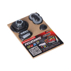 Tabla muestrario pegatanke acero negro gratis por la compra de 2 unidades 96483 colores / modelos surtidos