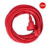 Prolongacion manguera t/tl 25m 3x1,5mm flexible roja edm