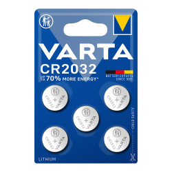 Micropila lithium cr2032 3v varta (blister 5 unid.) ø20,0x3,2mm