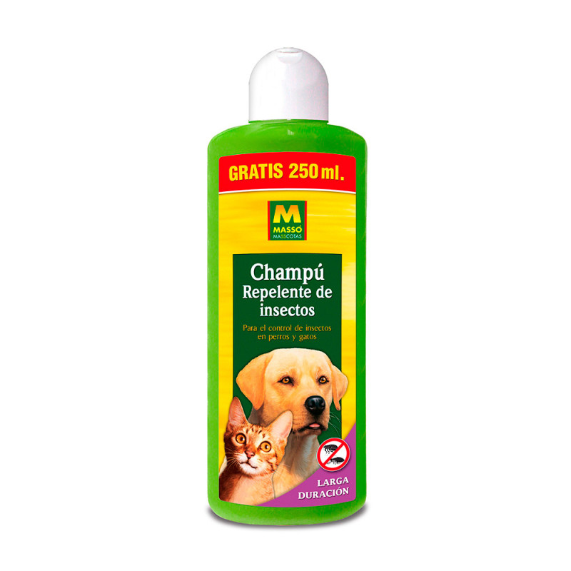 Champu repelente de insectos para mascotas 1 l. 231038n masso