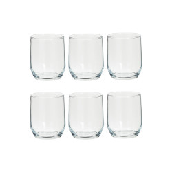 Set 6 vasos de agua de cristal coleccion paol 31,5cl