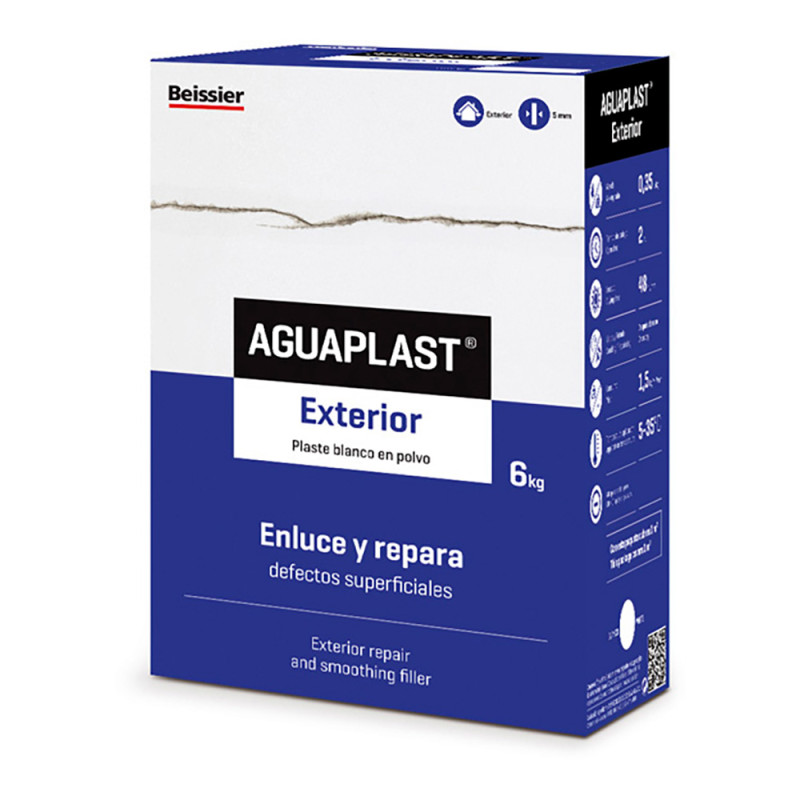 Aguaplast en polvo para exteriores estuche 6kg 70034-002